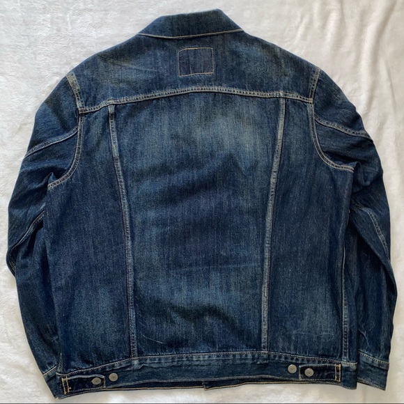 Levi’s Dark Wash Trucker Jean Jacket - Picture 4 of 4